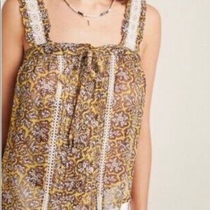 Anthropologie summer shirt in size 10